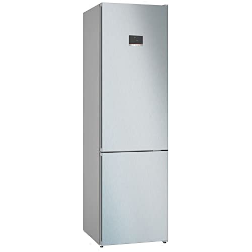 Bosch Hausgeräte KGN397LDF Serie 4 Kühl-Gefrier-Kombination, 203 x 60 cm, 260 L Kühlen + 103 L Gefrieren, VitaFresh XXL längere Frische, NoFrost nie wieder abtauen, SuperKühlen schnellere Kühlung, Inox-look von Bosch