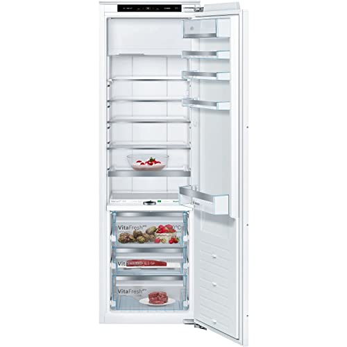 Bosch KIF82PFF0 Serie 8 Einbau-Kühlschrank, 177,5 x 56 cm Nische, 269 L, Flachscharnier, Made in Germany, VitaFresh pro 3x längere Frische, LED-Beleuchtung gleichmäßige Ausleuchtung White Bosch KIF82PFF0 Serie 8 Einbau-Kühlschrank, 177,5 x 56 cm Nische, 269 L, Flachscharnier, Made in Germany, VitaFresh pro 3x längere Frische, LED-Beleuchtung gleichmäßige Ausleuchtung White von Bosch