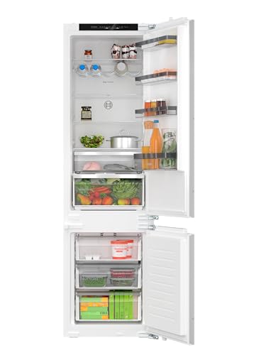 Bosch KIN96VFD0 Serie 4 Einbau-Kühl-Gefrier-Kombination, 194 x 56 cm Nische, 215 L Kühlen + 75 L Gefrieren, 12 Prozent mehr Kühlvolumen, nie wieder abtauen, Hochstabile Türeinsätze Bosch KIN96VFD0 Serie 4 Einbau-Kühl-Gefrier-Kombination, 194 x 56 cm Nische, 215 L Kühlen + 75 L Gefrieren, 12 Prozent mehr Kühlvolumen, nie wieder abtauen, Hochstabile Türeinsätze von Bosch