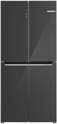 Bosch KMC85LEEA, Serie 4, French Door Kühlschrank, 189,5 x 85,5 cm, 324 L Kühlen + 223 L Gefrieren, NoFrost, Vita Fresh XXL Schublade für längere Frische, Ablagen aus Sicherheitsglas, Glasfront Grau Bosch KMC85LEEA, Serie 4, French Door Kühlschrank, 189,5 x 85,5 cm, 324 L Kühlen + 223 L Gefrieren, NoFrost, Vita Fresh XXL Schublade für längere Frische, Ablagen aus Sicherheitsglas, Glasfront Grau von Bosch