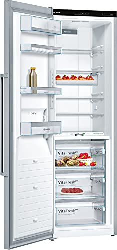 Bosch KSF36PIDP Serie 8 Kühlschrank, 186 x 60 cm, 300 L, VitaFresh pro 3x längere Frische, LED-Beleuchtung gleichmäßige Ausleuchtung, EasyAccess Shelf ausziehbare Glasplatten von Bosch Hausgeräte