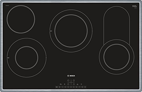 Bosch PKC845FP1D Serie 6 Cerankochfeld (autark), 80 cm breit, Made in Germany, Bräterzone für großes Kochgeschirr, PowerBoost schnelleres Kochen, DirectSelect intuitive Bedienung von Bosch Hausgeräte