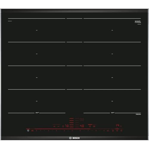 Bosch PXY675DC1E Serie 8 Induktionskochfeld (autark), 60cm breit, FlexInduction freie Platzwahl, MoveMode voreingestellte Leistungsstufen, PerfectFry Bratsensor, PowerBoost schnelleres Kochen, ReStart von Bosch