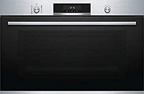 Bosch VBD5780S0 Serie 6 Einbau-Backofen, 60 x 90 cm extra breit, Pyrolyse Selbstreinigung, LCD-Touchdisplay, Versenkknebel, 1-fach ebenunabhängiger Teleskop-Auszug von Bosch Hausgeräte