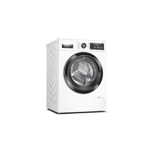 Bosch WAV28M33 Serie 8 Waschmaschine Frontlader/A / 48 kWh/100 Waschzyklen / 1400 UpM / 9 kg/weiß/Fleckenautomatik / 4D Wash System/EcoSilence Drive/Allergie Plus von Bosch Hausgeräte