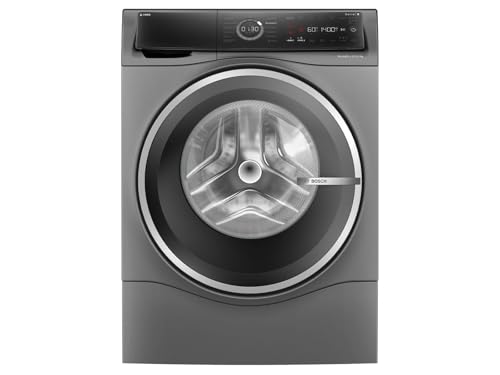 Bosch WNC254AS0, Serie 8, Smarter Waschtrockner, 10.5 kg Waschen & 6 kg Trocknen, 1400 UpM, i-Dos intelligente Waschmittel-Dosierung, entfernt 16 Fleckenarten, IronAssist mit Dampffunktion, AutoDry von Bosch