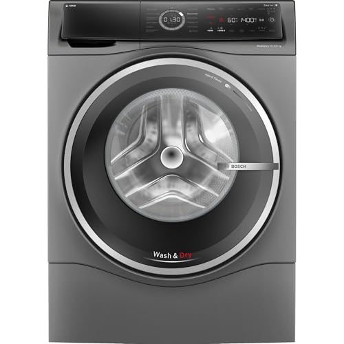 Bosch WNC254AS0, Serie 8, Smarter Waschtrockner, 10.5 kg Waschen & 6 kg Trocknen, 1400 UpM, i-Dos intelligente Waschmittel-Dosierung, entfernt 16 Fleckenarten, IronAssist mit Dampffunktion, AutoDry Bosch WNC254AS0, Serie 8, Smarter Waschtrockner, 10.5 kg Waschen & 6 kg Trocknen, 1400 UpM, i-Dos intelligente Waschmittel-Dosierung, entfernt 16 Fleckenarten, IronAssist mit Dampffunktion, AutoDry von Bosch