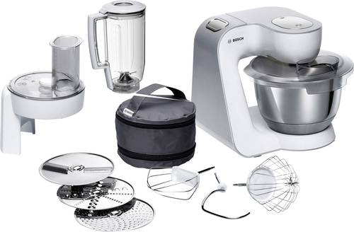 Bosch Haushalt MUM58W20 Küchenmaschine 1000W Weiß, Silber (matt) von Bosch Haushalt