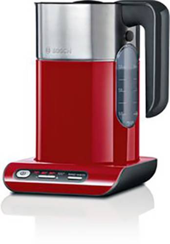 Bosch Haushalt Styline Wasserkocher schnurlos, Überhitzungsschutz Rot von Bosch Haushalt