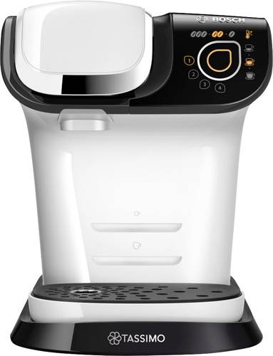 Bosch Haushalt TASSIMO MY WAY 2 TAS6504 Kapselmaschine Weiß, Schwarz inkl. Entkalker, One Touch, he von Bosch Haushalt