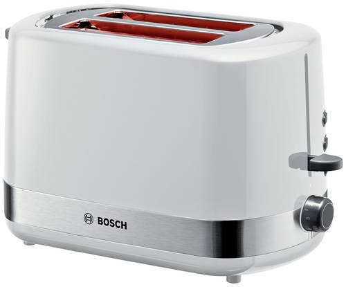 Bosch Haushalt TAT6A511 Toaster mit Brötchenaufsatz Weiß, Edelstahl von Bosch Haushalt