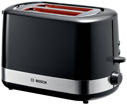 Bosch Haushalt TAT6A513 Toaster mit Brötchenaufsatz Schwarz, Edelstahl von Bosch Haushalt