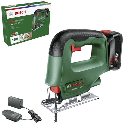 Bosch Home and Garden EasySaw 18V-70 Akku-Stichsäge 0603012002 inkl. Akku, inkl. Ladegerät 18V 2.0Ah von Bosch Home and Garden