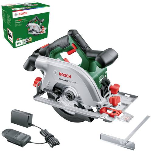 Bosch Home and Garden UniversalCirc 18V-53 Akku-Handkreissäge-Set Schnitttiefe max. (90°) 53mm ink von Bosch Home and Garden
