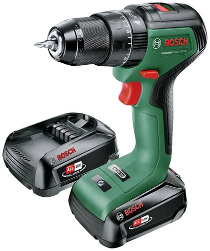 Bosch Home and Garden UniversalImpact 18V-60 06039D7102 Akku-Bohrschrauber, Akku-Schrauber 18V 2.0Ah von Bosch Home and Garden