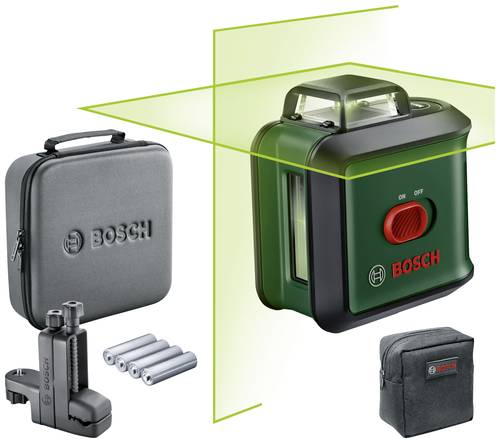 Bosch Home and Garden UniversalLevel 360 Kreuzlinienlaser selbstnivellierend, inkl. Tasche Reichweit von Bosch Home and Garden