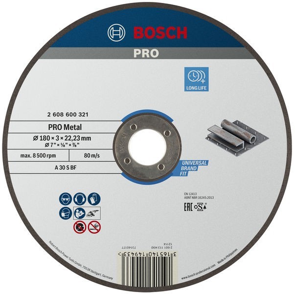 25 Stk. Bosch Power Tools Trennscheibe 2608600321 25 Stk. Bosch Power Tools Trennscheibe 2608600321 von Bosch Power Tools