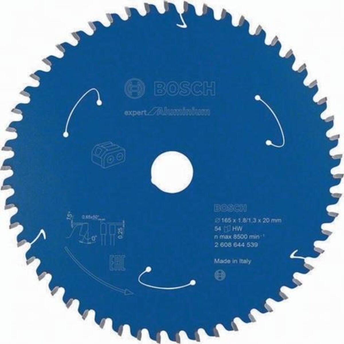 Bosch Kreissägeblatt AD 165mm Z.54 HLTCG Bohr.20mm Schnitt-B.1,8mm HM Bosch Kreissägeblatt AD 165mm Z.54 HLTCG Bohr.20mm Schnitt-B.1,8mm HM von Bosch Power Tools