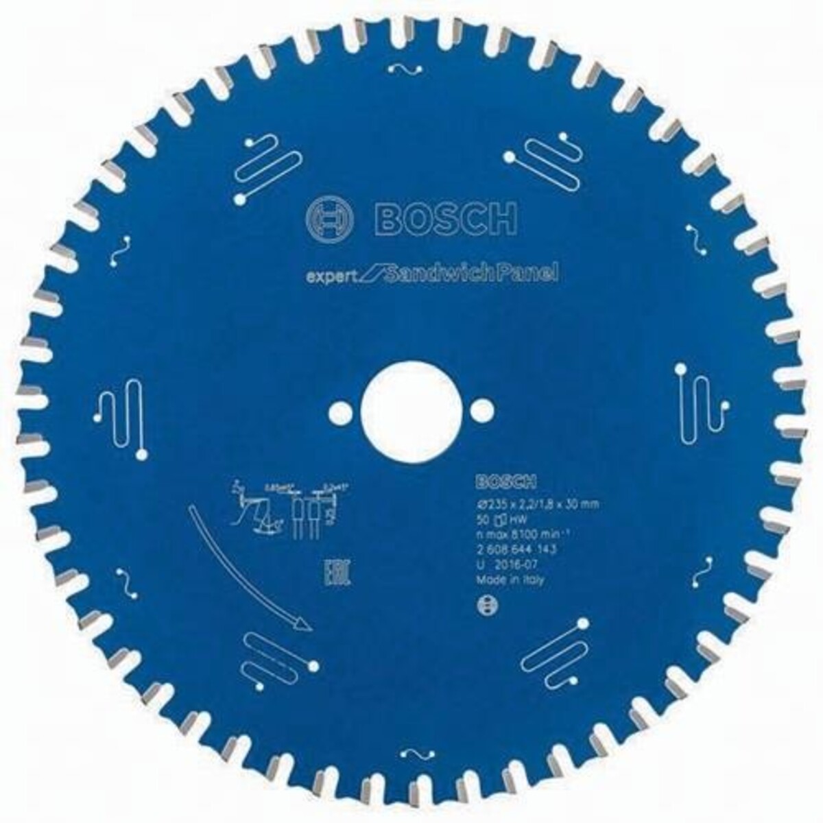 Bosch Kreissägeblatt AD 235mm Z.50 MTCG Bohr.30mm Schnitt-B.2,2mm HM 2608644143 Bosch Kreissägeblatt AD 235mm Z.50 MTCG Bohr.30mm Schnitt-B.2,2mm HM 2608644143 von Bosch Power Tools