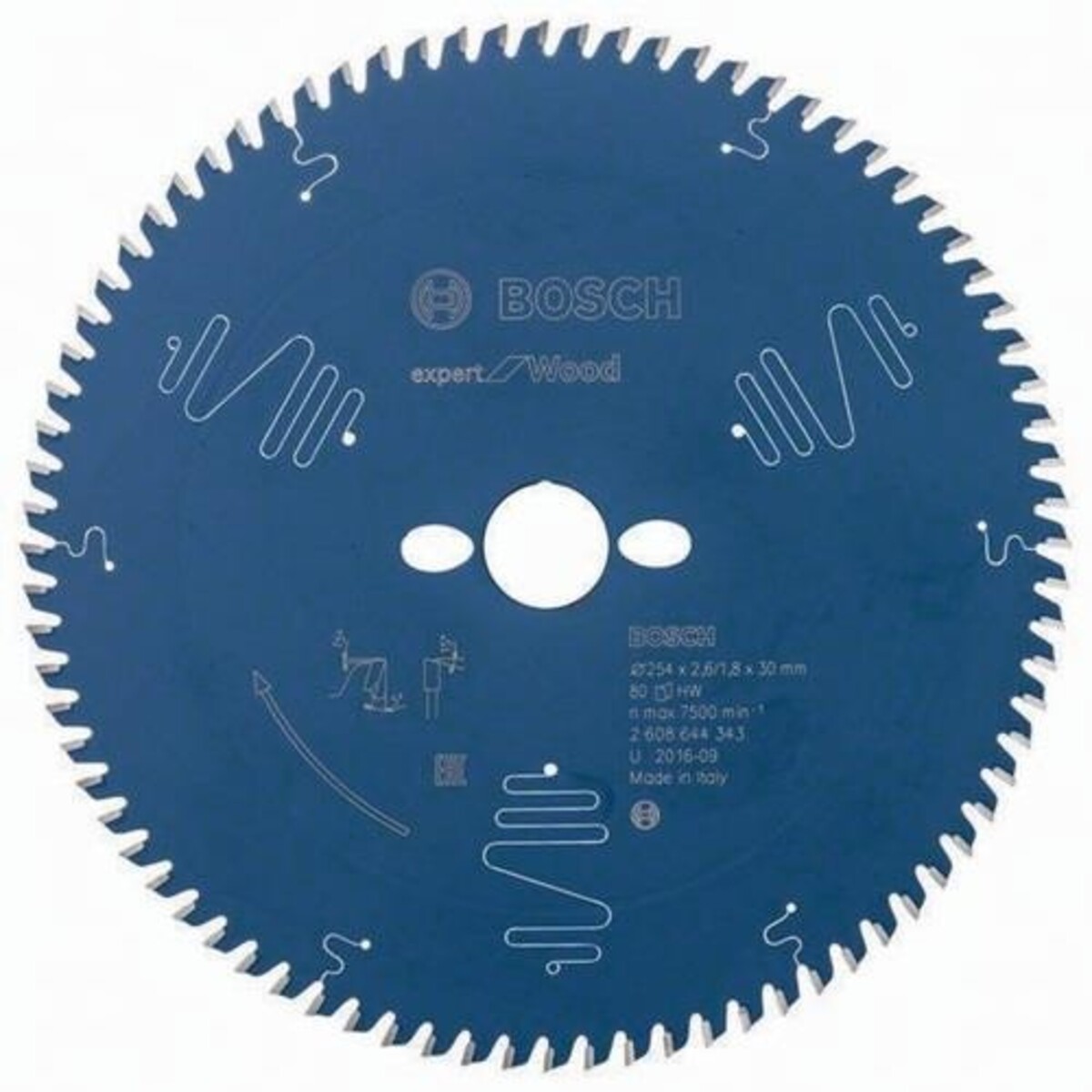 Bosch Kreissägeblatt AD 254mm Z.80 WZ Bohr.30mm Schnitt-B.2,6mm HM 2608644343 Bosch Kreissägeblatt AD 254mm Z.80 WZ Bohr.30mm Schnitt-B.2,6mm HM 2608644343 von Bosch Power Tools