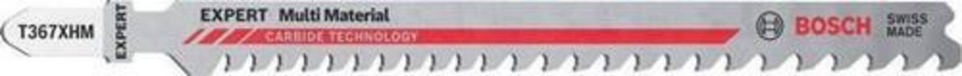 Bosch Stichsägeblatt Expert Multi Material T 367 XHM Gesamt-L.132mm 3 St./Karte Bosch Stichsägeblatt Expert Multi Material T 367 XHM Gesamt-L.132mm 3 St./Karte von Bosch Power Tools