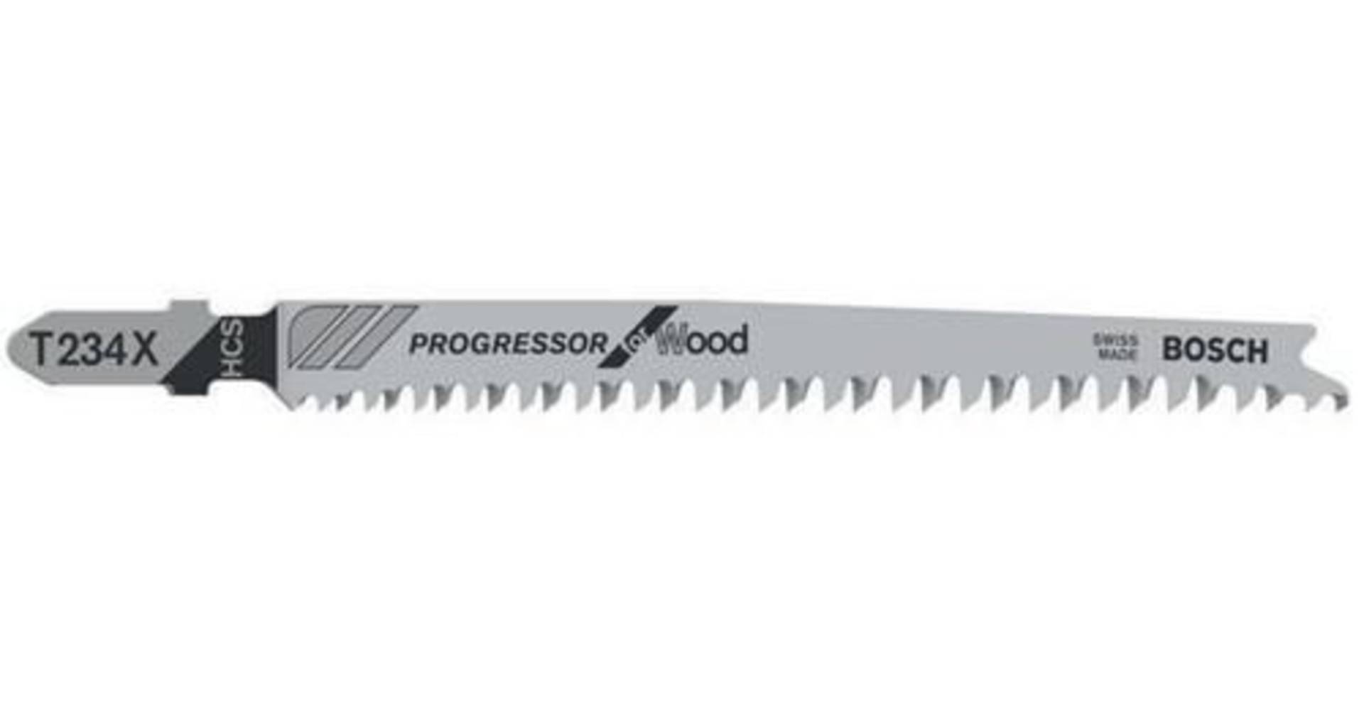 Bosch Stichsägeblatt T 234 X Gesamt-L.117mm Zahnt.2-3mm HCS 25 St./Karte Bosch Stichsägeblatt T 234 X Gesamt-L.117mm Zahnt.2-3mm HCS 25 St./Karte von Bosch Power Tools