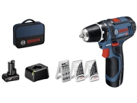 Bosch GSR 10.8-2-LI, Handbohrmaschine, 1,9 cm, 1 cm, 400 RPM, 1300 RPM, 15 Nm von Bosch Powertools