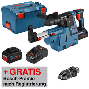 AKTION: BOSCH Professional GBH 18V-26 F Akku-Bohrhammer-Set 18,0 V, mit 2 Akkus mit Prämie nach Registrierung AKTION: BOSCH Professional GBH 18V-26 F Akku-Bohrhammer-Set 18,0 V, mit 2 Akkus mit Prämie nach Registrierung von Bosch Professional
