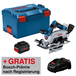 AKTION: BOSCH Professional GKS 18V-57-2 L Akku-Handkreissäge-Set 18,0 V, mit 2 Akkus mit Prämie nach Registrierung AKTION: BOSCH Professional GKS 18V-57-2 L Akku-Handkreissäge-Set 18,0 V, mit 2 Akkus mit Prämie nach Registrierung von Bosch Professional