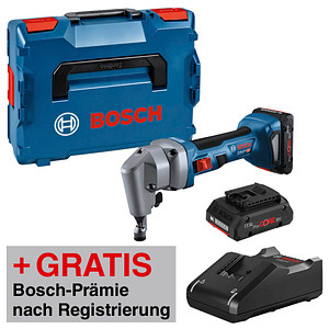 AKTION: BOSCH Professional GNA 18V-16 E Akku-Blechschere 18,0 V, mit 2 Akkus mit Prämie nach Registrierung von Bosch Professional