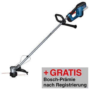 AKTION: BOSCH Professional GRT 18V-33 Akku-Rasentrimmer 18,0 V mit Prämie nach Registrierung AKTION: BOSCH Professional GRT 18V-33 Akku-Rasentrimmer 18,0 V mit Prämie nach Registrierung von Bosch Professional