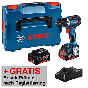 AKTION: BOSCH Professional GSR 18V-90 C Akku-Schrauber-Set 18,0 V mit Prämie nach Registrierung von Bosch Professional