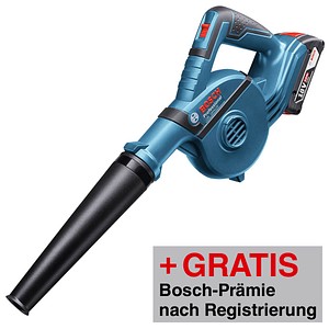 AKTION: BOSCH Professional GBL 18V-120 Akku-Laubbläser 18,0 V, ohne Akku mit Prämie nach Registrierung AKTION: BOSCH Professional GBL 18V-120 Akku-Laubbläser 18,0 V, ohne Akku mit Prämie nach Registrierung von Bosch Professional