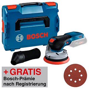 AKTION: BOSCH Professional GEX 18V-125 Akku-Exzenterschleifer 18,0 V, ohne Akku mit Prämie nach Registrierung AKTION: BOSCH Professional GEX 18V-125 Akku-Exzenterschleifer 18,0 V, ohne Akku mit Prämie nach Registrierung von Bosch Professional