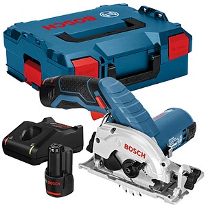 BOSCH Professional GKS 12V-26 Akku-Handkreissäge-Set 12,0 V, mit 2 Akkus BOSCH Professional GKS 12V-26 Akku-Handkreissäge-Set 12,0 V, mit 2 Akkus von Bosch Professional