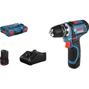 BOSCH Professional GSR 12V-15 FC Akku-Bohrschrauber-Set 12,0 V, mit 2 Akkus von Bosch Professional