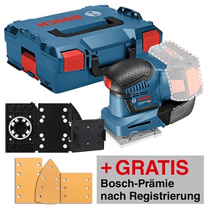 AKTION: BOSCH Professional GSS 18V-10 Akku-Schwingschleifer 18,0 V, ohne Akku mit Prämie nach Registrierung AKTION: BOSCH Professional GSS 18V-10 Akku-Schwingschleifer 18,0 V, ohne Akku mit Prämie nach Registrierung von Bosch Professional