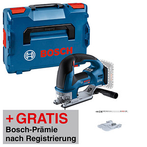 AKTION: BOSCH Professional GST 18V-155 BC Akku-Stichsäge Set 18,0 V, ohne Akku mit Prämie nach Registrierung AKTION: BOSCH Professional GST 18V-155 BC Akku-Stichsäge Set 18,0 V, ohne Akku mit Prämie nach Registrierung von Bosch Professional