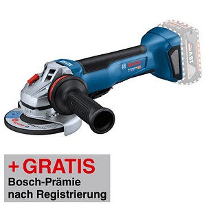 AKTION: BOSCH Professional GWS 18V-10 P Akku-Winkelschleifer 18,0 V, ohne Akku mit Prämie nach Registrierung AKTION: BOSCH Professional GWS 18V-10 P Akku-Winkelschleifer 18,0 V, ohne Akku mit Prämie nach Registrierung von Bosch Professional