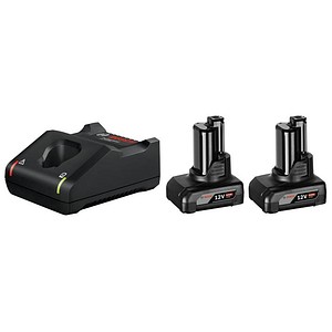 BOSCH Professional Werkzeugakku mit Ladegerät Starter Set 12V Li-Ion 2 x 6,0 Ah BOSCH Professional Werkzeugakku mit Ladegerät Starter Set 12V Li-Ion 2 x 6,0 Ah von Bosch Professional