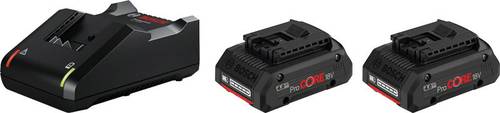 Bosch Professional 2x ProCORE18V 4.0Ah + GAL 18V-40 Professional 1600A01BA3 Werkzeug-Akku und Ladege von Bosch Professional