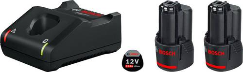 Bosch Professional GAL 12V-40 + 2x GBA 12V 2.0Ah 1600A019R8 Werkzeug-Akku und Ladegerät 12V 2Ah Li- Bosch Professional GAL 12V-40 + 2x GBA 12V 2.0Ah 1600A019R8 Werkzeug-Akku und Ladegerät 12V 2Ah Li- von Bosch Professional