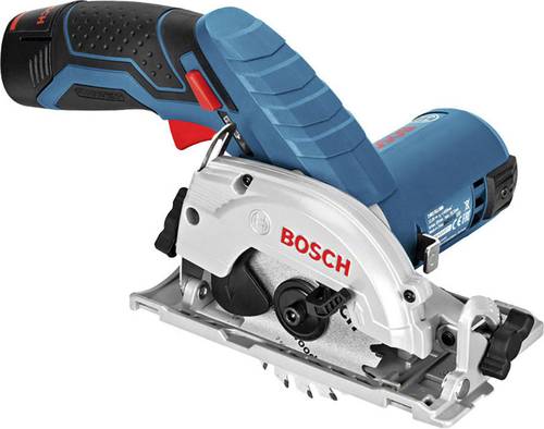 Bosch Professional GKS 12V-26 2x3Ah L-BOX Akku-Handkreissäge Schnitttiefe max. (90°) 26.5mm inkl. von Bosch Professional