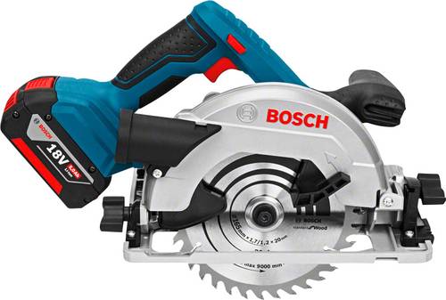 Bosch Professional GKS 18V-57G Akku-Handkreissäge Schnitttiefe max. (90°) 57mm inkl. 2. Akku, inkl von Bosch Professional