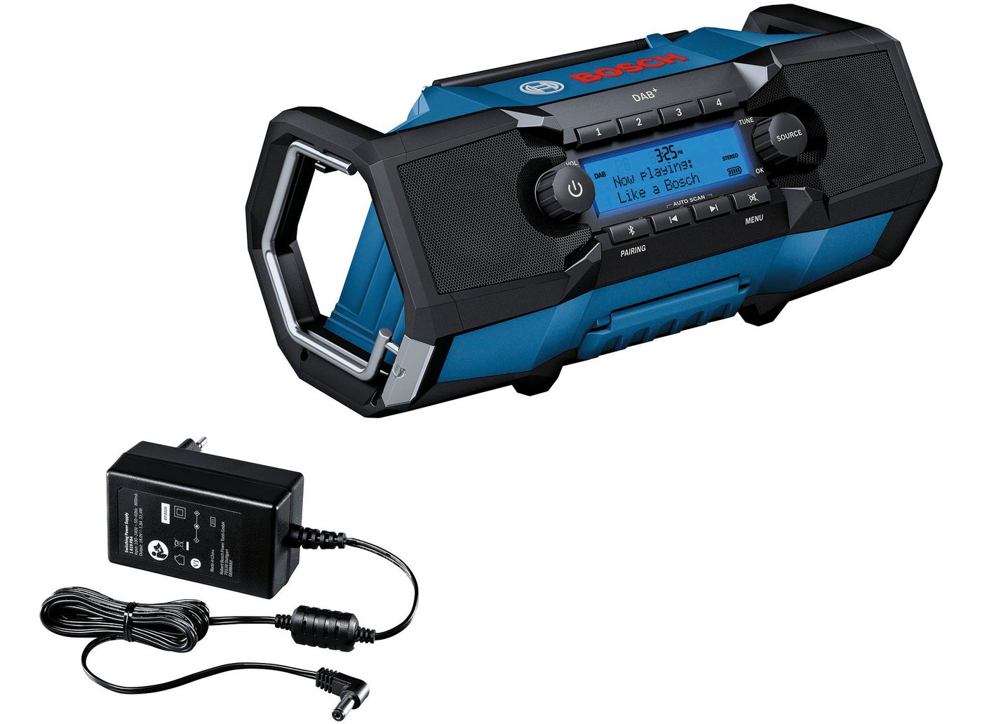 Bosch Professional »GPB 18V-2 SC PROFESSIONAL« Baustellenradio, IP54 Digitalradio (DAB) (Digitalradio (DAB), 15 W, Digital Audio Broadcasting + digitaler Empfang von zahlreichen Sendern) von Bosch Professional