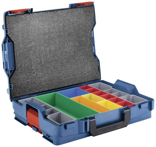 Bosch Professional L-BOXX 102 & Inset Boxen 13tlg. 1600A016NA Transportkoffer ABS Blau (L x B x H) 3 von Bosch Professional