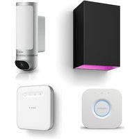 Bosch Smart Home Eyes Außenkamera II mit Controller II & Philips Hue Resonate Wandleuchte mit Bridge V2 Bosch Smart Home Eyes Außenkamera II mit Controller II & Philips Hue Resonate Wandleuchte mit Bridge V2 von Bosch Smart Home
