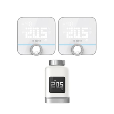 Bosch Smart Home Set Smarte Heizung • 2x Raumthermostat • Thermostat von Bosch Smart Home