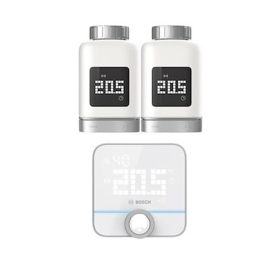 Bosch Smart Home Set Smarte Heizung • 2x Thermostat • Raumthermostat von Bosch Smart Home