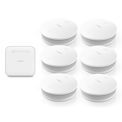 Bosch Smart Home Starter Set Rauchwarnmelder • 6x smarter Rauchmelder von Bosch Smart Home